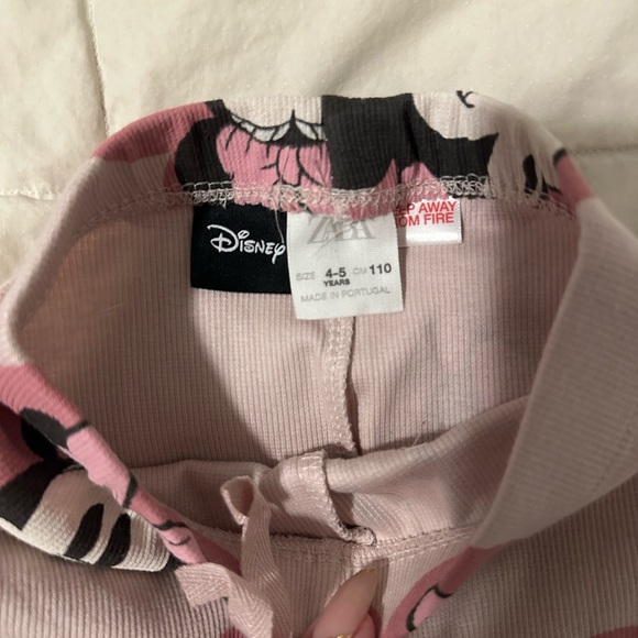 ZARA Disney Minnie Mouse ribbed legging 4-5 yrs - Picture 2 of 3